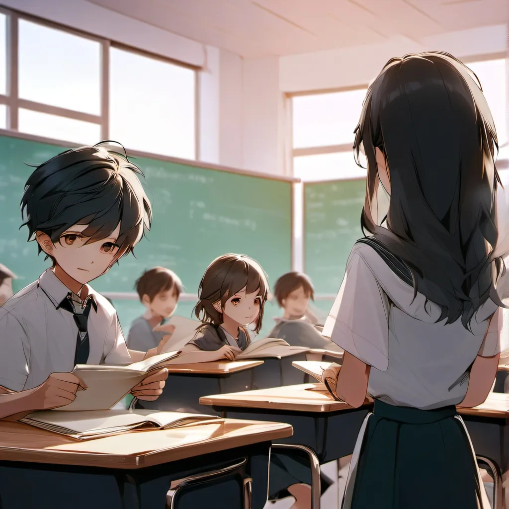chat with ai character: school