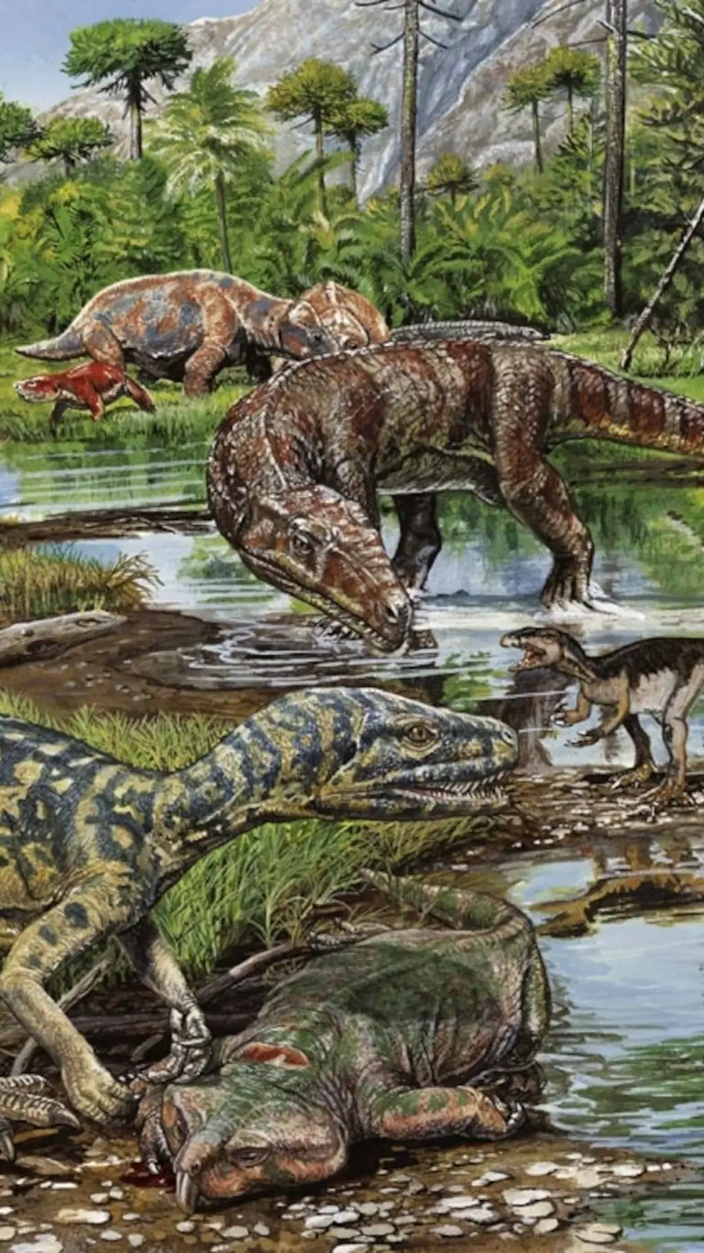 ai character: triassico background