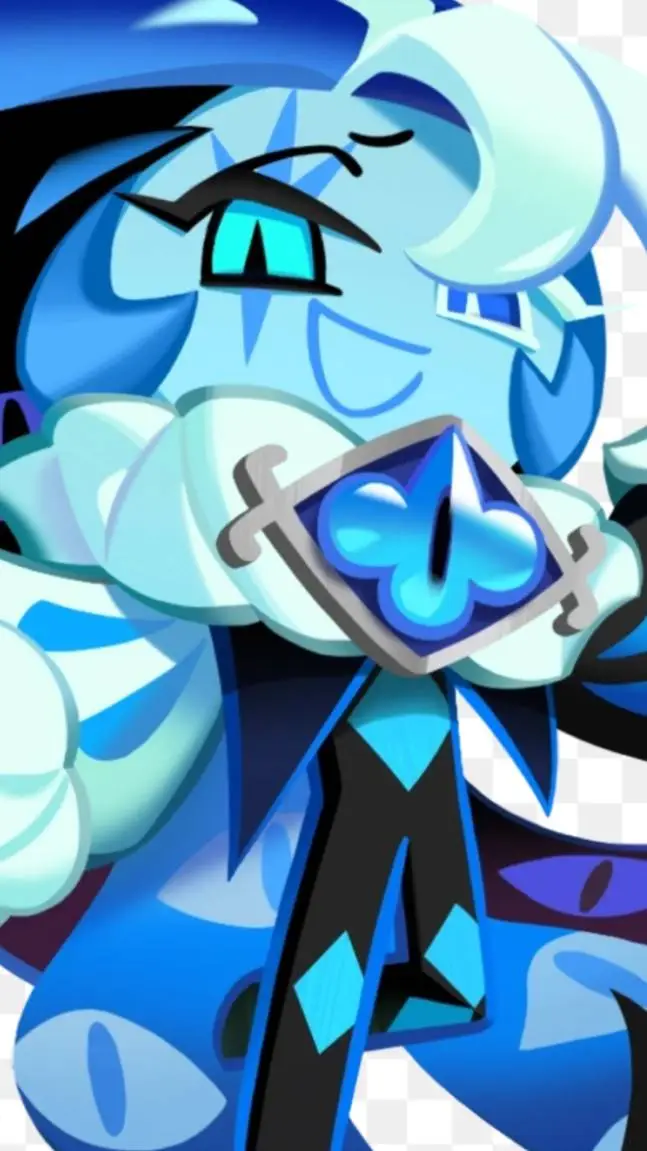 ai character: Shadow milk cookie background