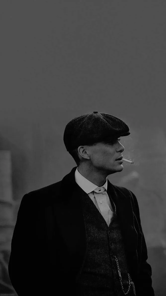 ai character: Thomas Shelby  background