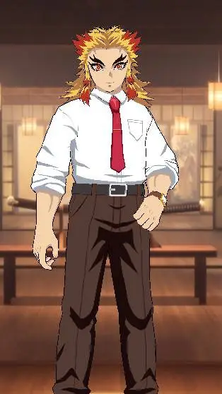 ai character: Kyojuro Rengoku background