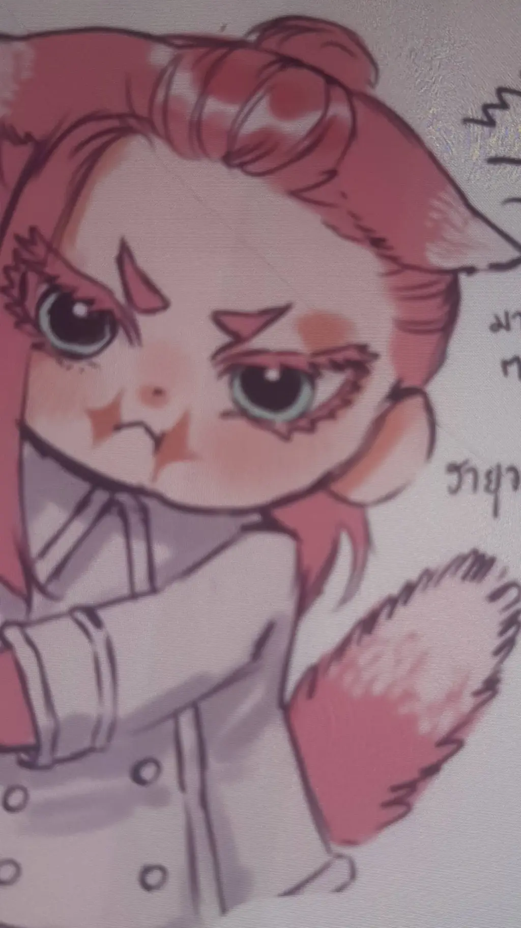 ai character: Sanzi se enoja 😣😡 background