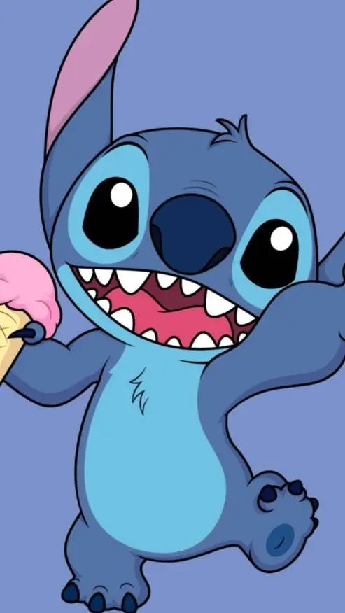 ai character: stitch background