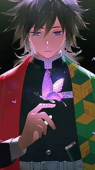 ai character: gyuu tomioka background