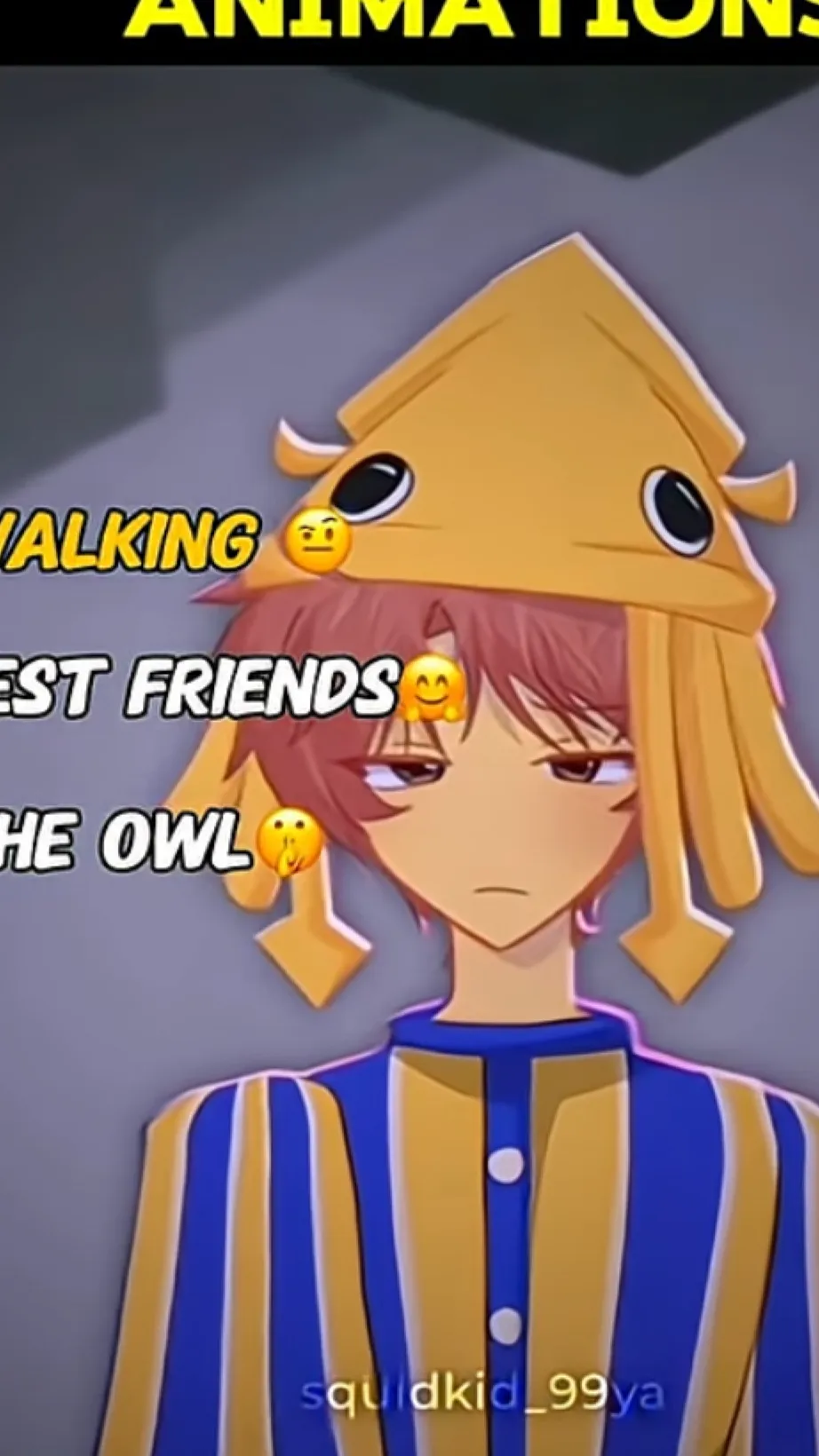 ai character: Squid kid  background