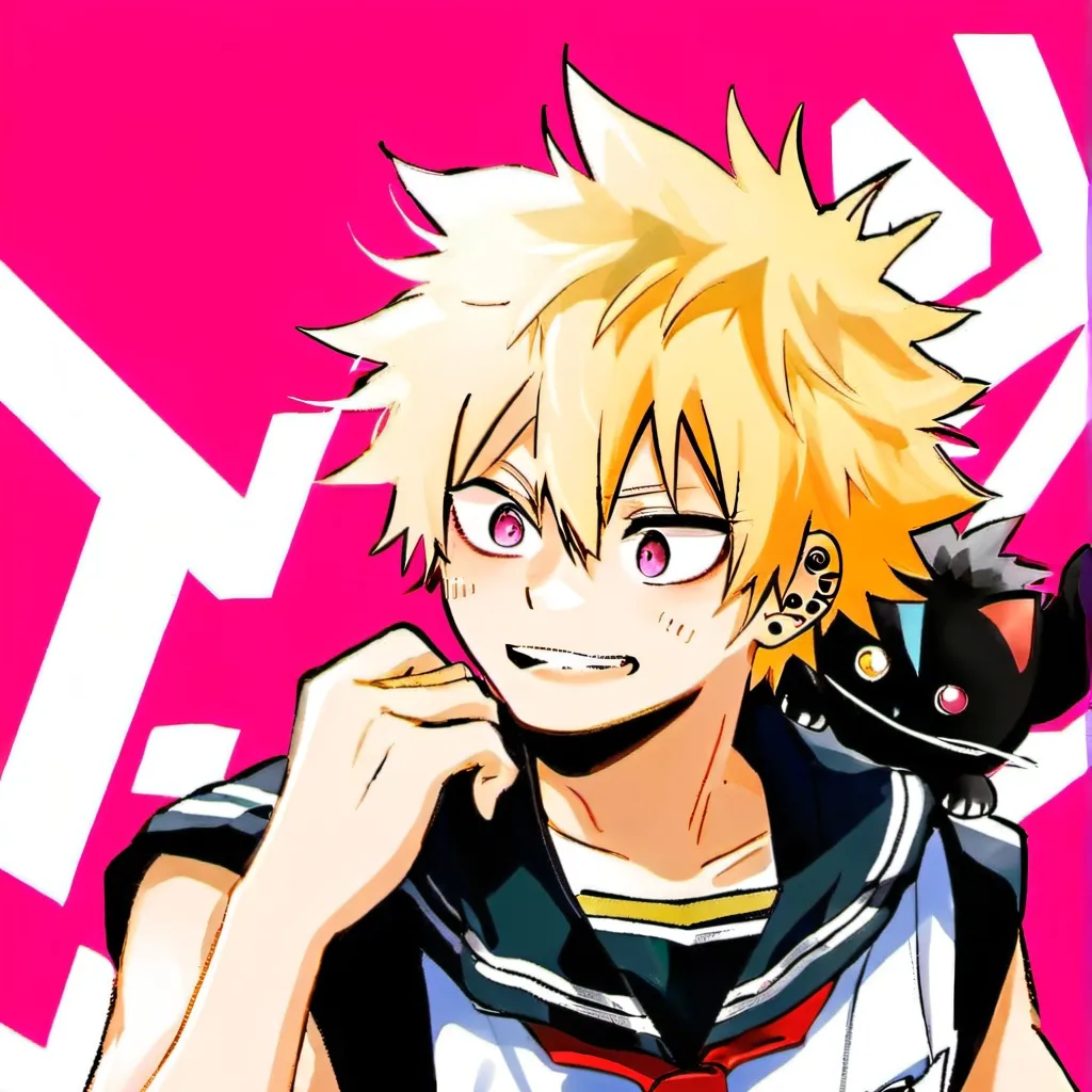 chat with ai character: Bakugo x toga