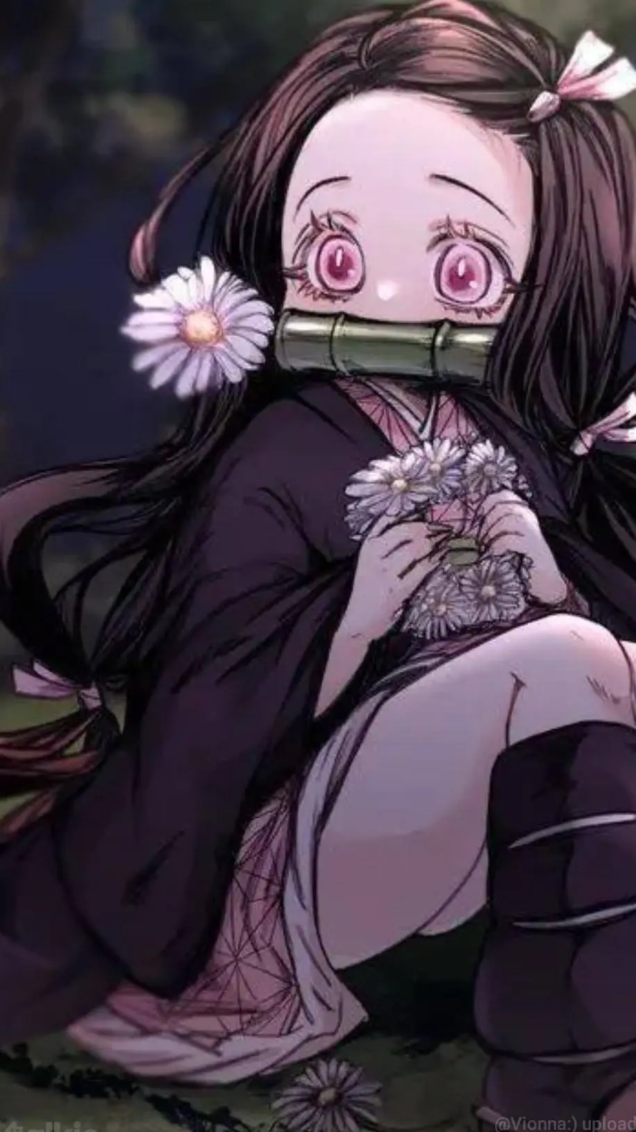 ai character: tanjiro background