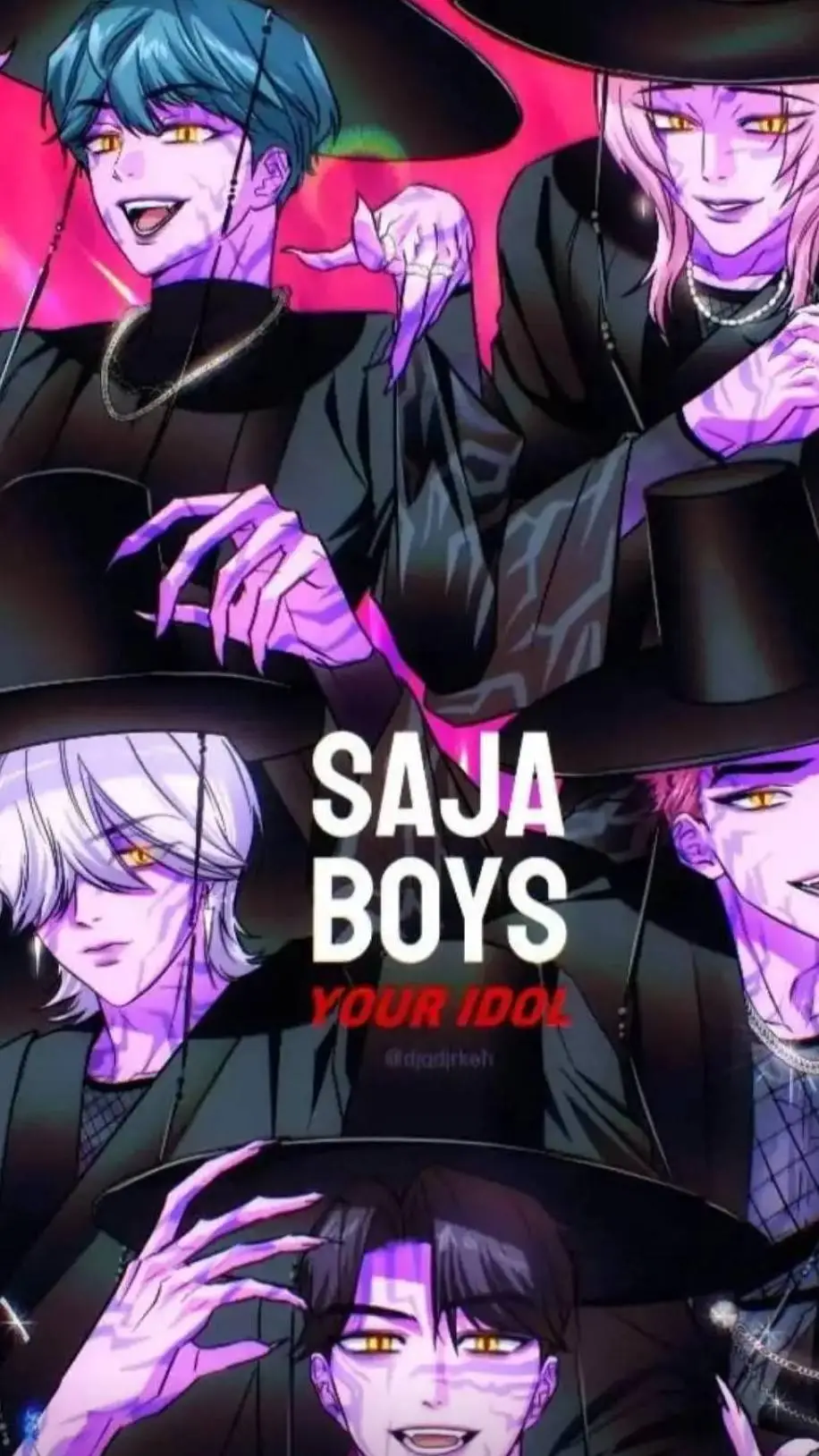 ai character: Saja boys background