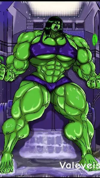 ai character: she hulk  background