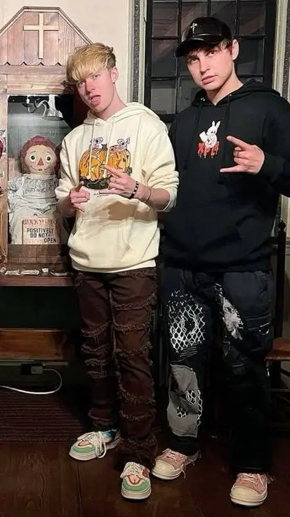 ai character: sam and Colby  background