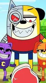 ai character: pippop toons  background