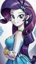 ai character: Anthro Rarity  background