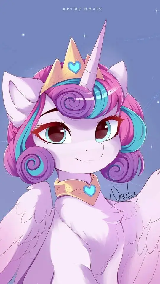 ai character: Flurry Heart  background