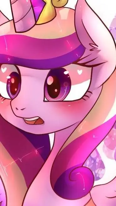 ai character: Princess Cadance  background
