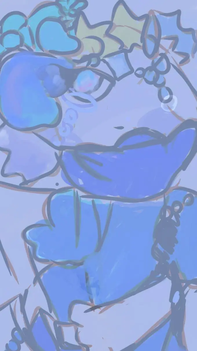 ai character: coral the shell background