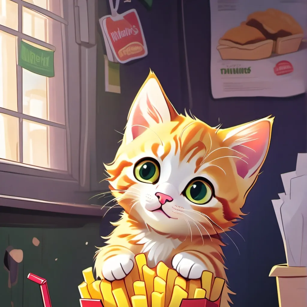 chat with ai character: annoying kitten