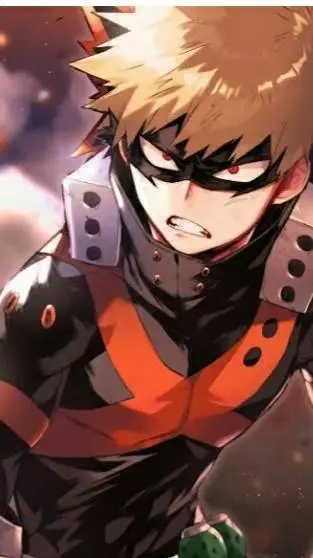 ai character: katsuki bakugou  background