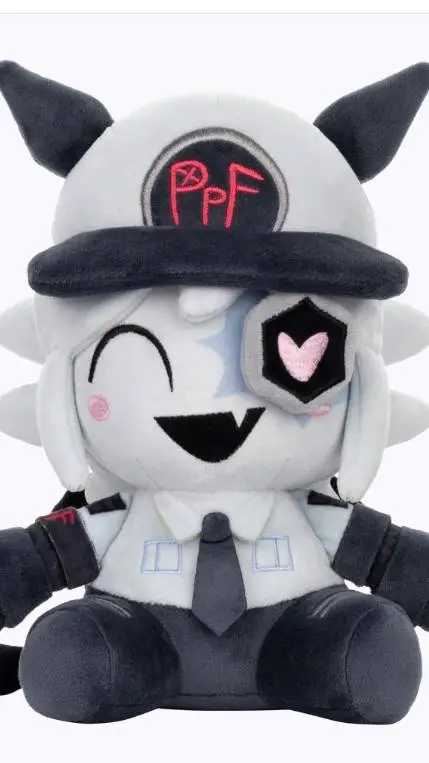 ai character: Mr. barrel plushie background