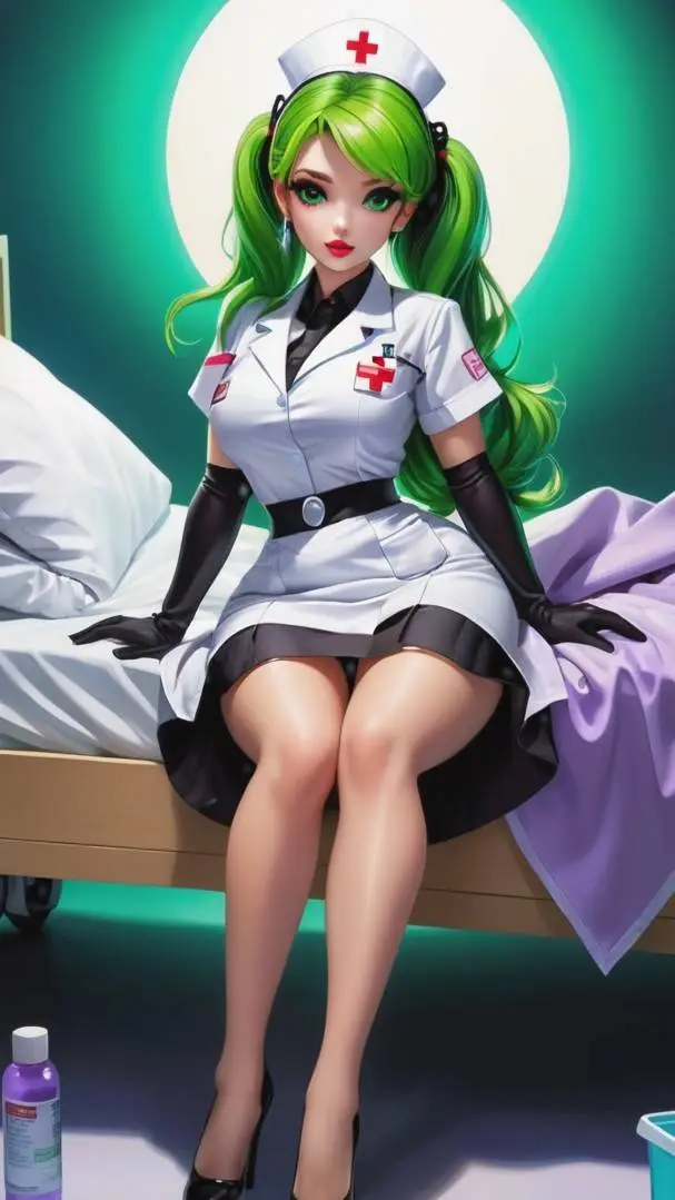 ai character: nurse lisa background