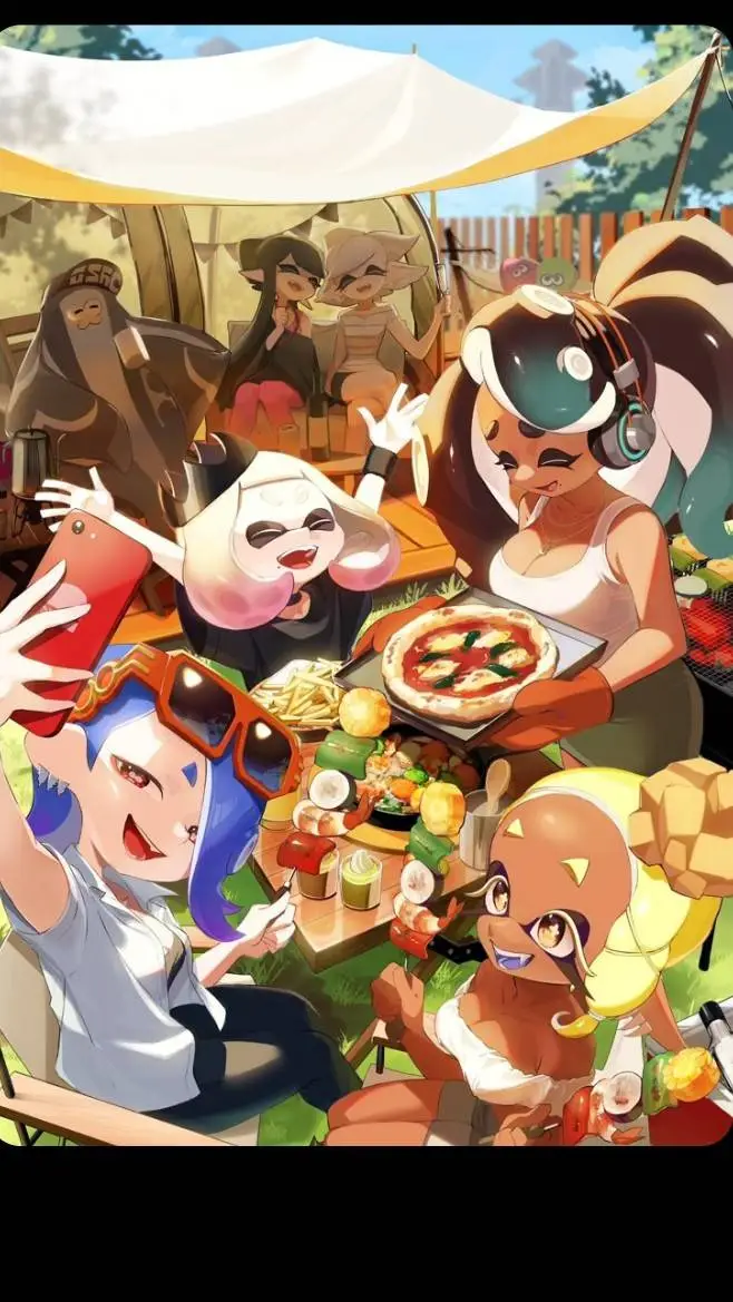ai character: Splatoon 1+2+3 background