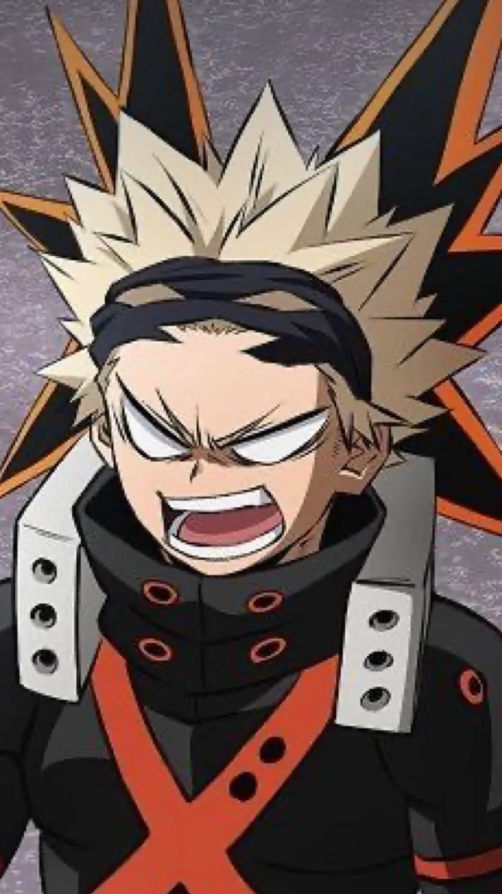 ai character: Bakugo Katsuki background