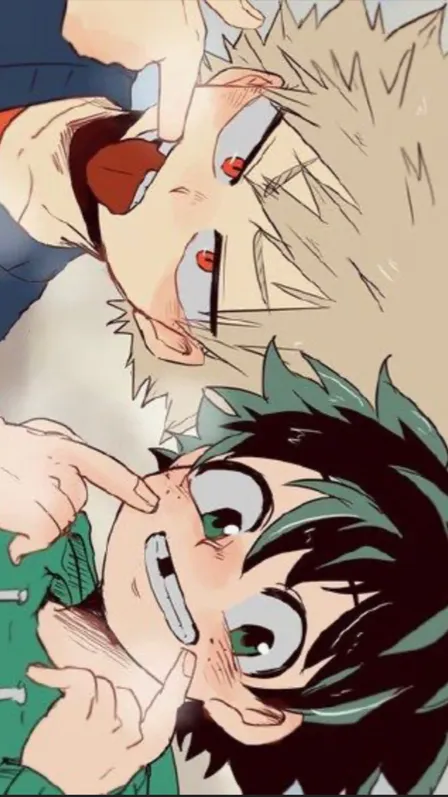 ai character: Baku and Deku Kid background