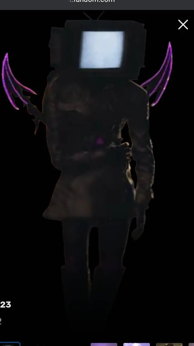 ai character: tv woman background