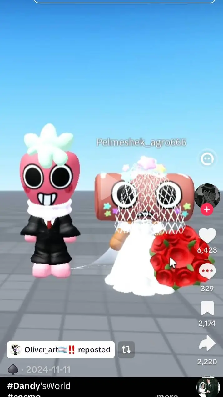ai character: dw wedding background