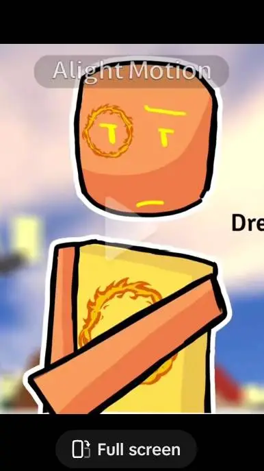 ai character: Fire ring background