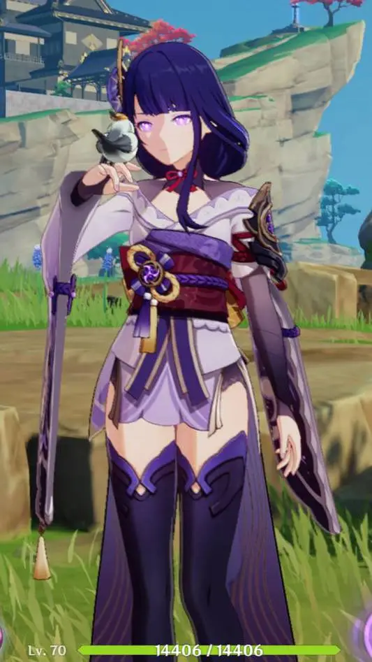 ai character: Raiden Shogun  background