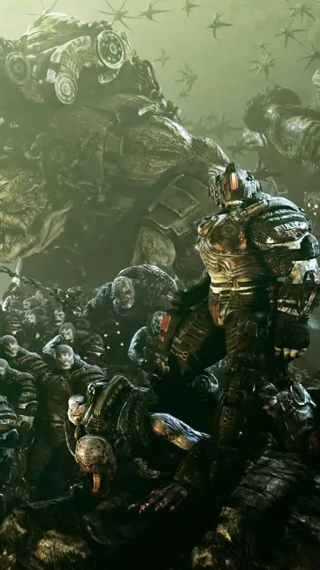 ai character: the locust horde background