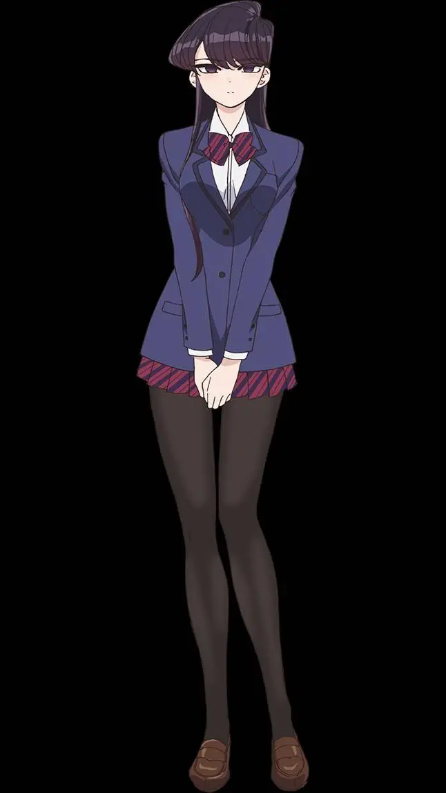 ai character: komi shouko background