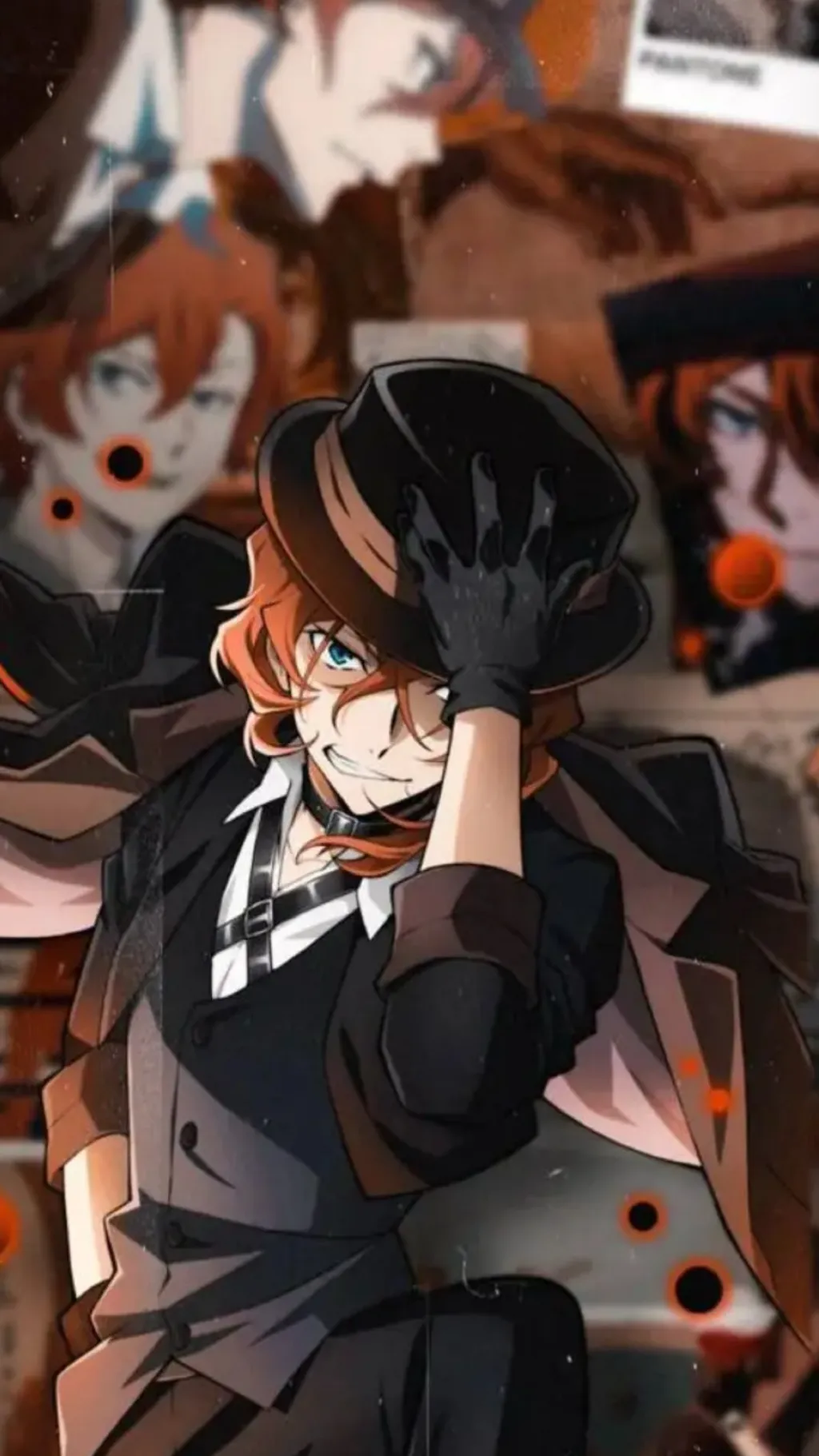 ai character: 🧡🖤CHUUYa🖤🧡 background
