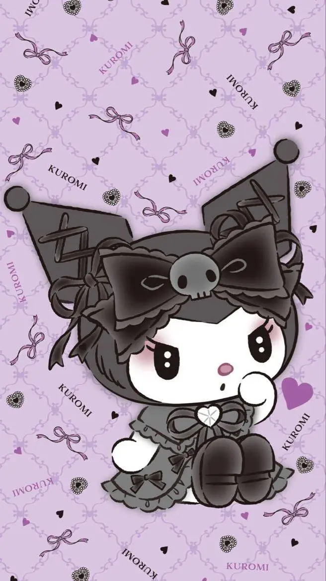 ai character: Kuromi  background
