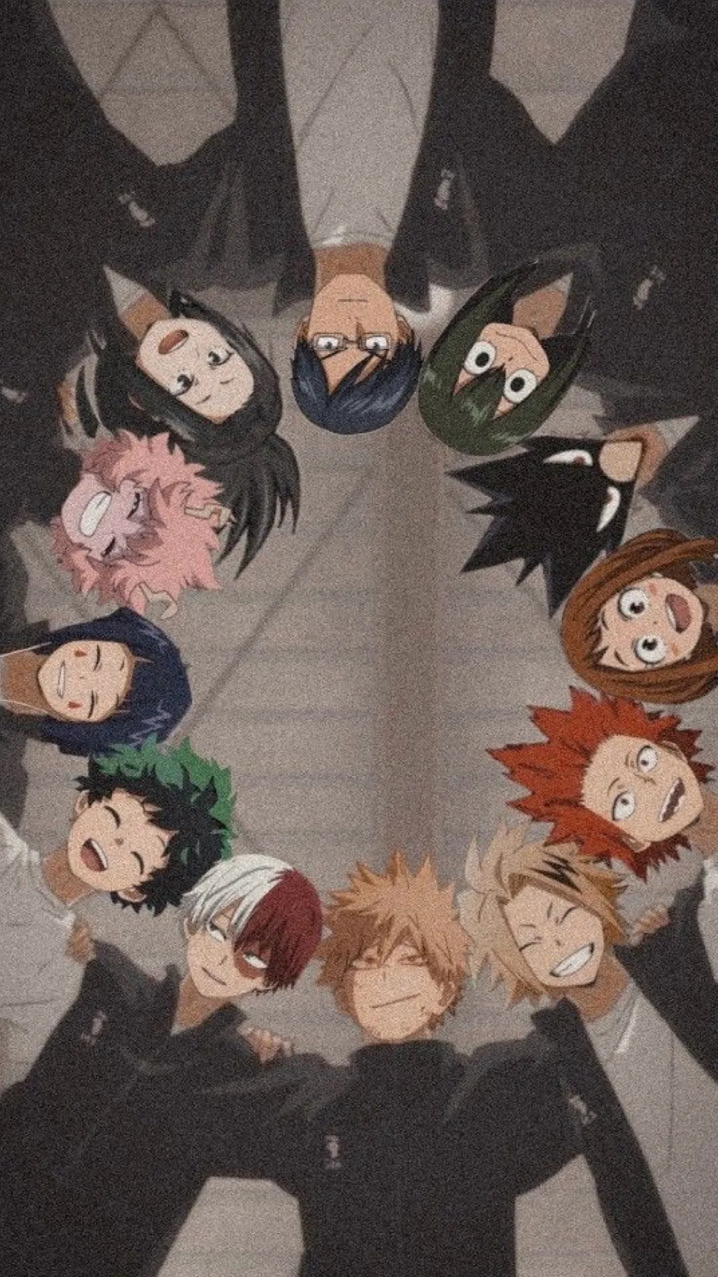 ai character: MHA x FNAF background