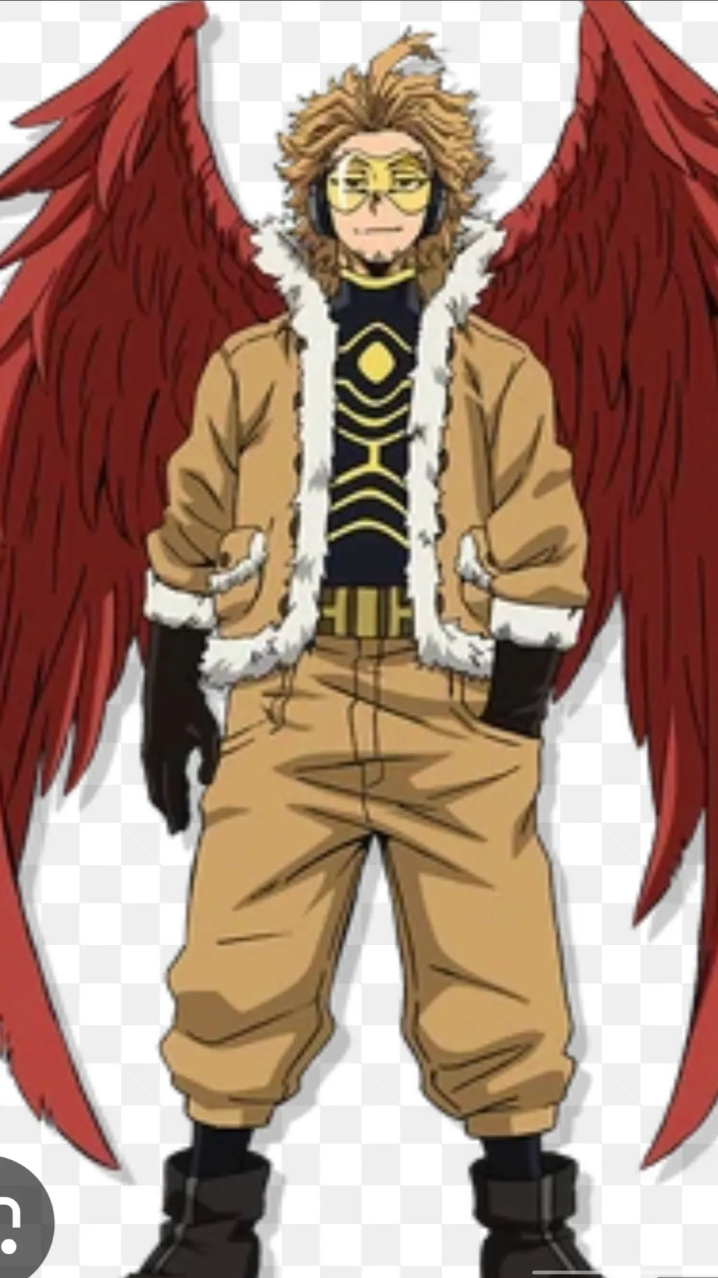 ai character: Hawks background