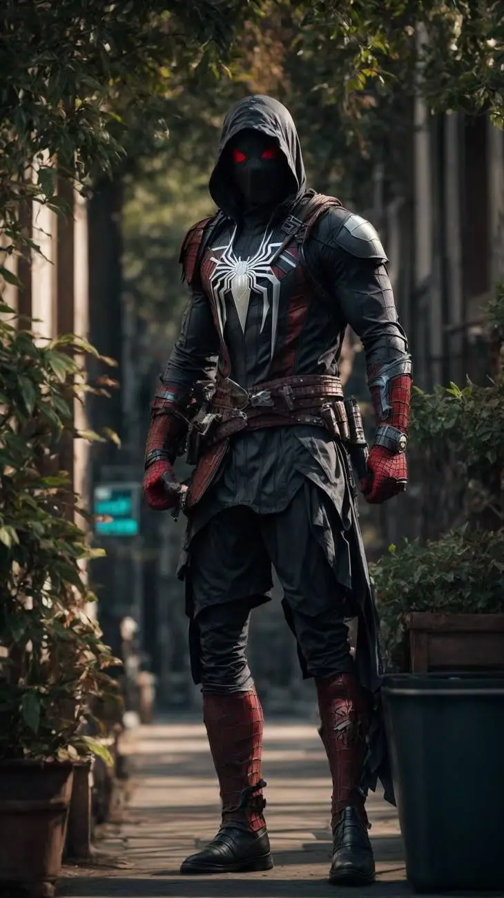 ai character: Spider-Man  background