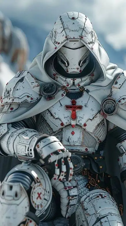 ai character: the Winter past background