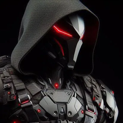 chat with ai character: black mask