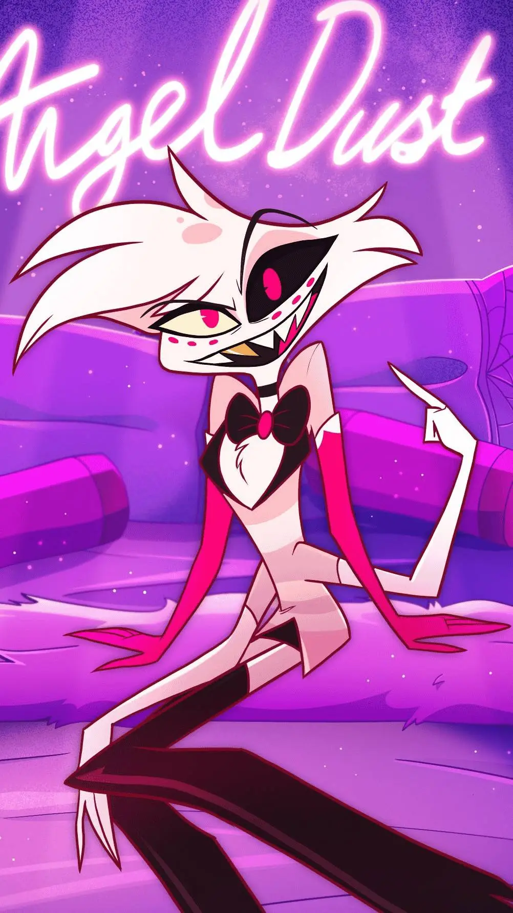 ai character: Angel Dust background