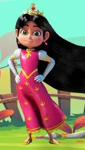 ai character: princess amira background