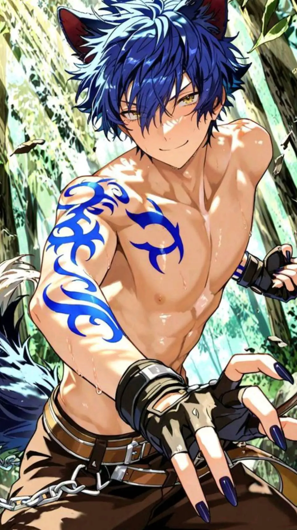 ai character: Aoka Nigishi background