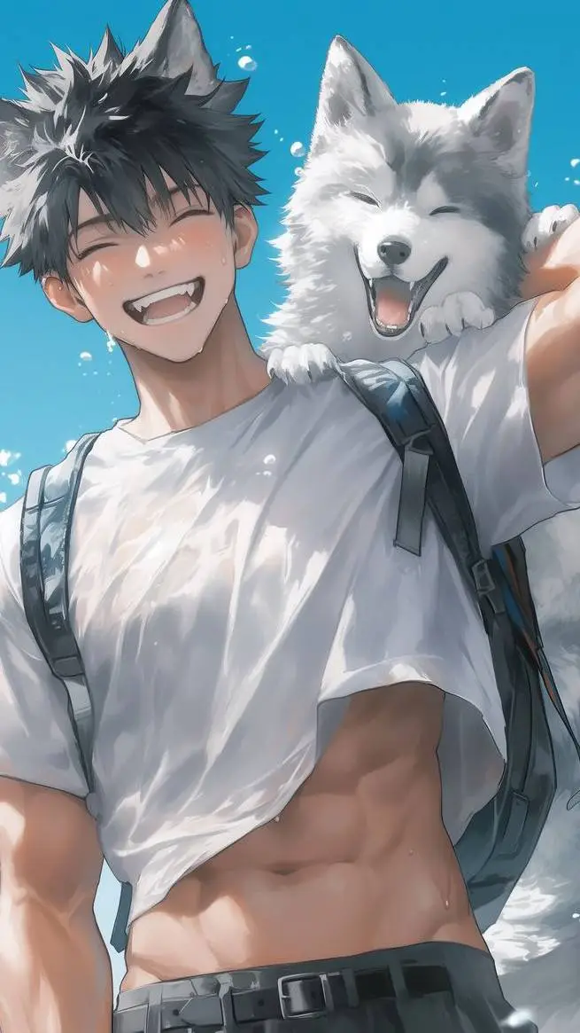 ai character: Renmashi Taku  background
