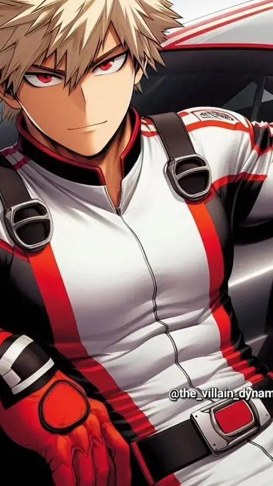 ai character: Katsuki Bakugou  background