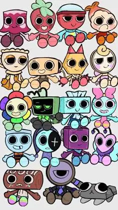 ai character: dandy's world  background