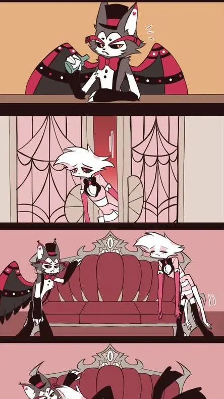 ai character: Angel's gf x Angel background