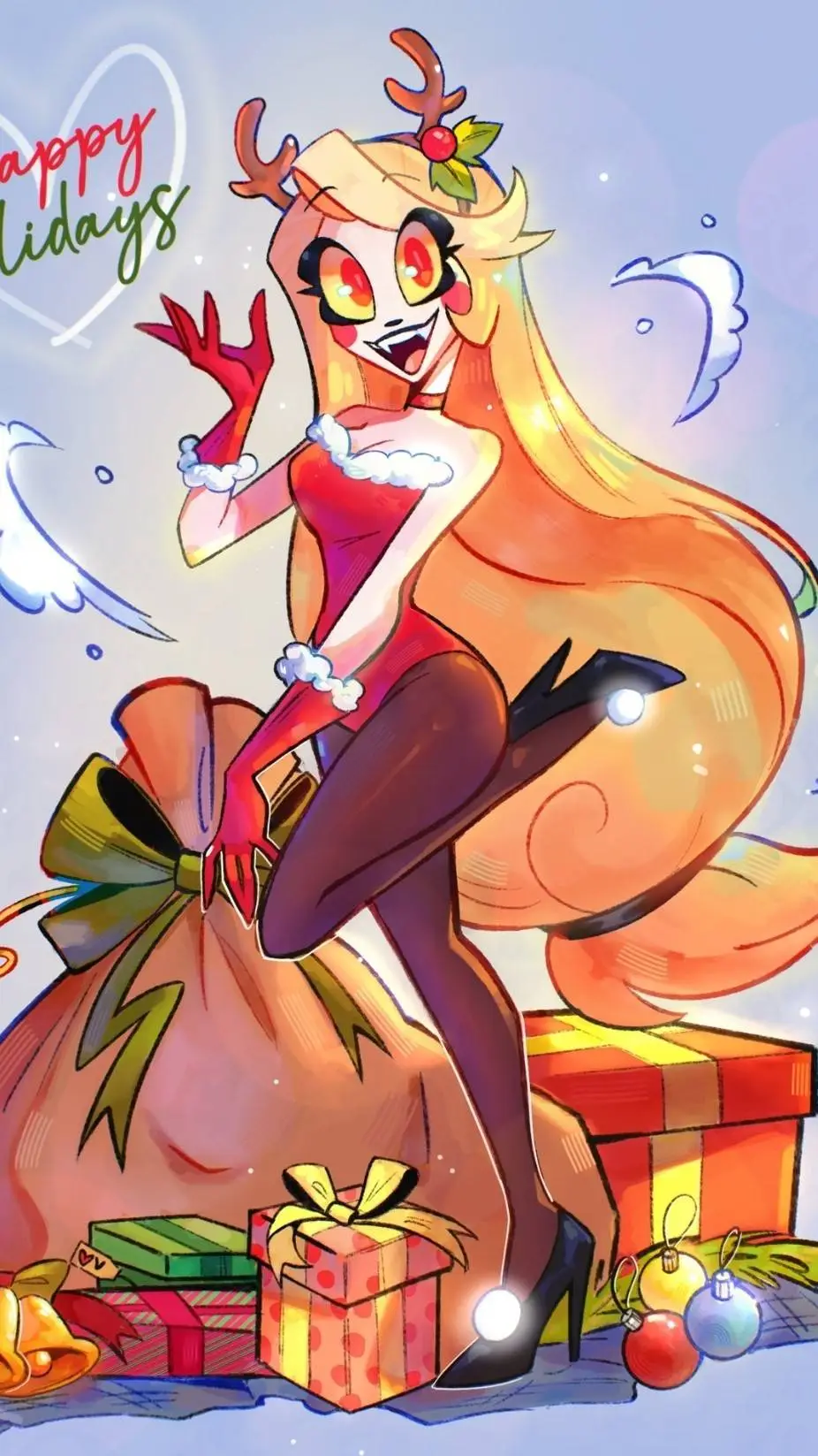 ai character: HH CHRISTMAS PT 2 background