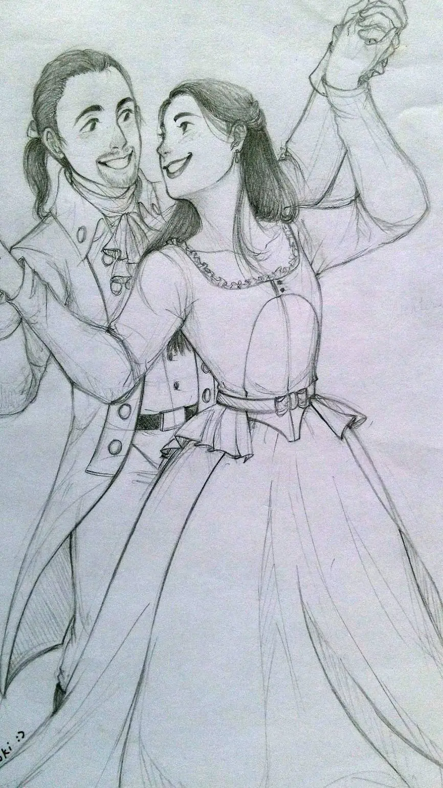 ai character: A 1780 WINTER BALL background