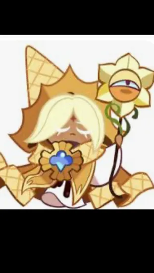 ai character: Pure vanillacookie background