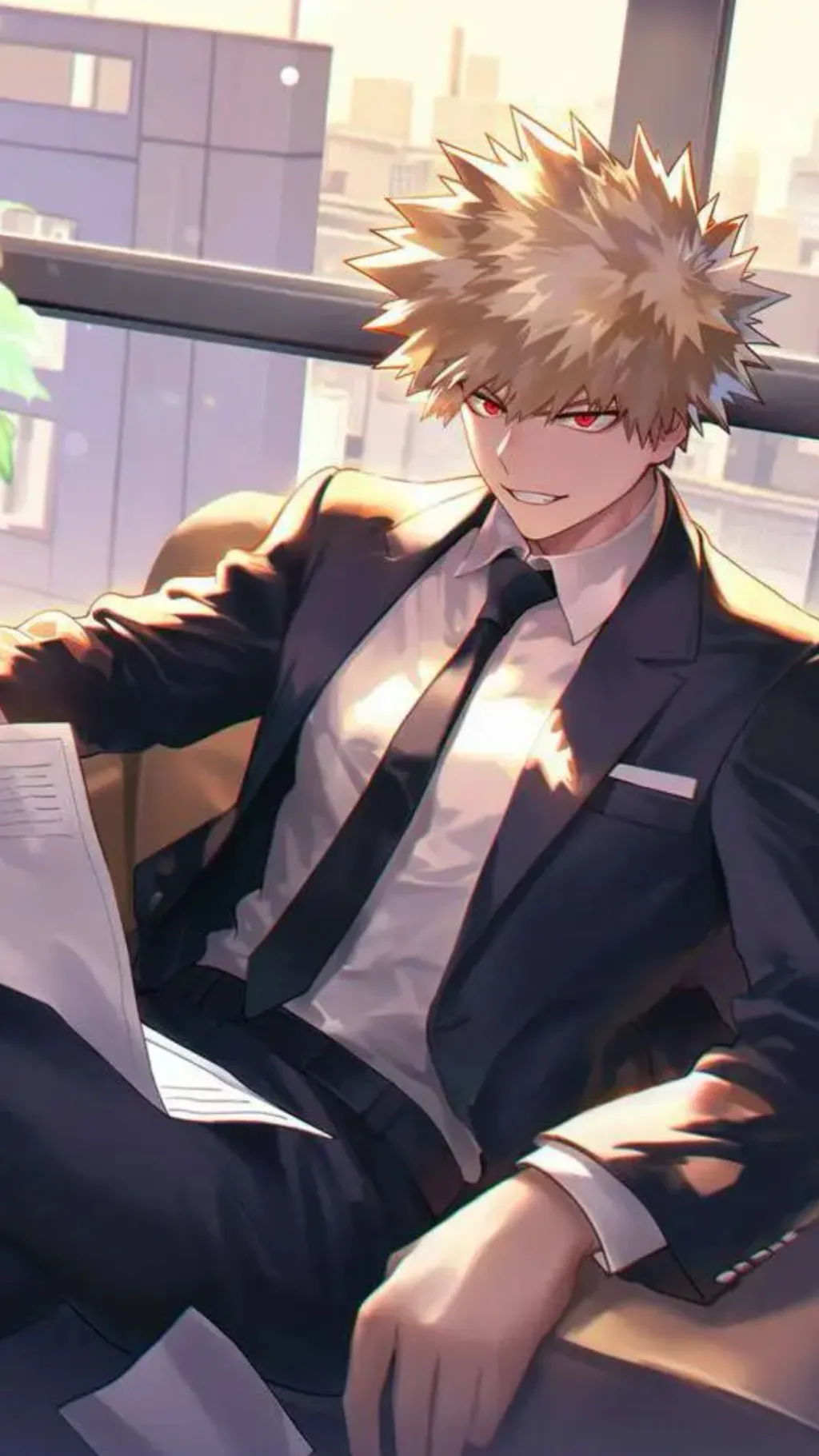 ai character: Rich Bakugo background